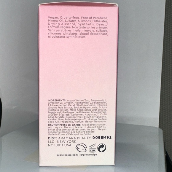 🍉 Glow Recipe Watermelon Glow Niacinamide Dew Drops NIB - Picture 3 of 11